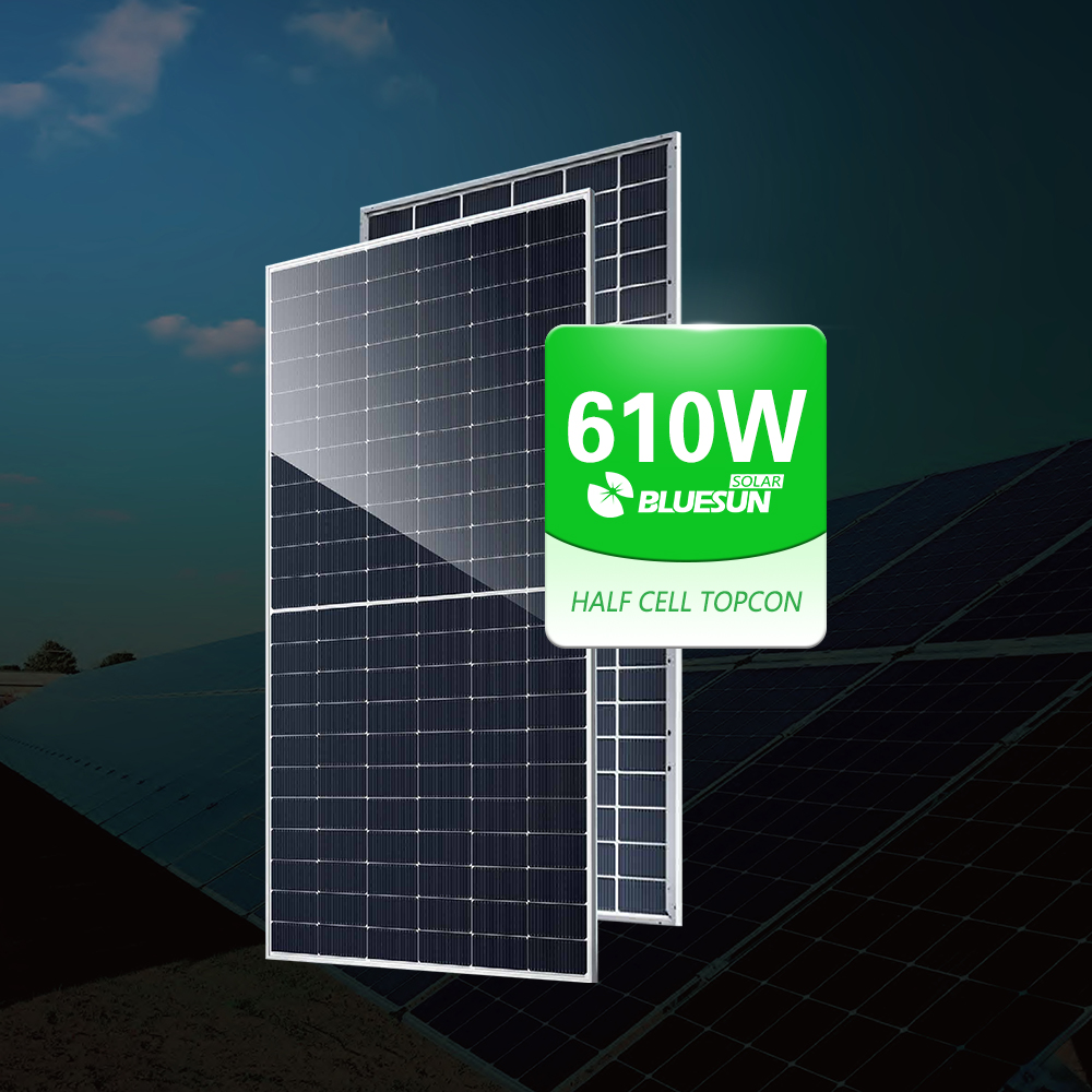 Panneau solaire TOPCON Bifacial 610W